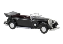 Brekina 21058 - H0 - Mercedes-Benz 770K, offen - schwarz